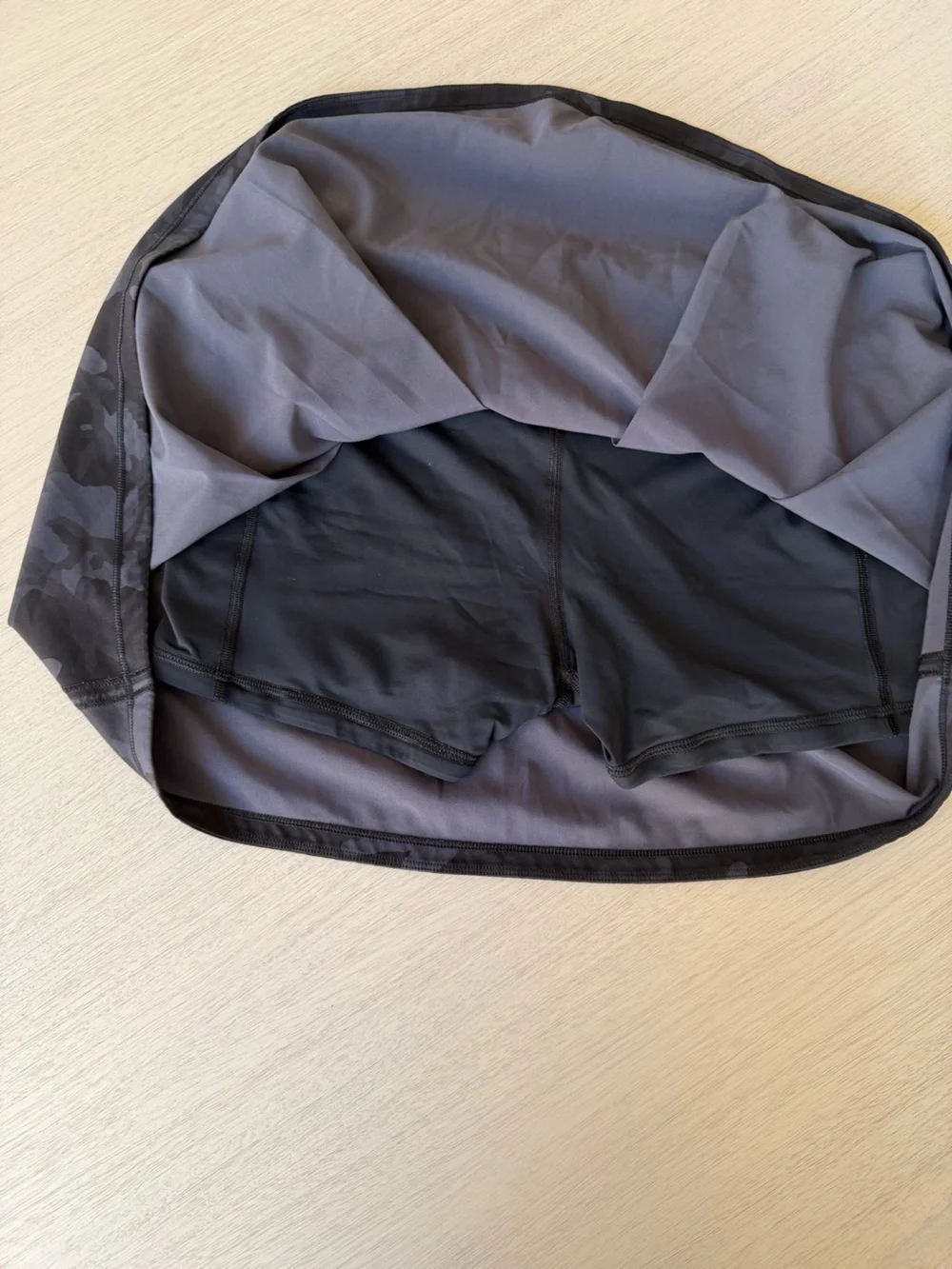 Lululemon | pace rival skirt | Color: black camo | Size: 8
